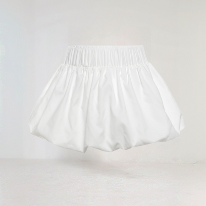 Bubble Hem Mini Skirt