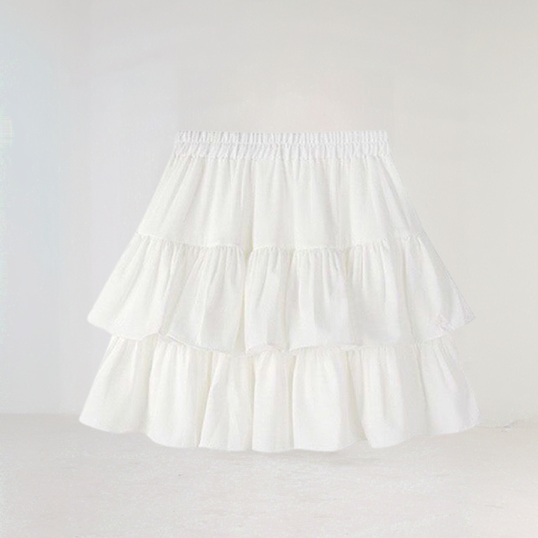 Ruffle Layered Mini Skirt